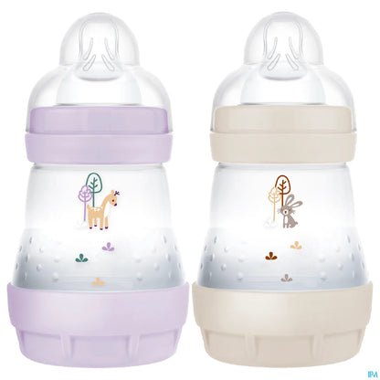 Lot de 2 Biberons Easy Start Anti-Coliques 160 ml Lilas Sable