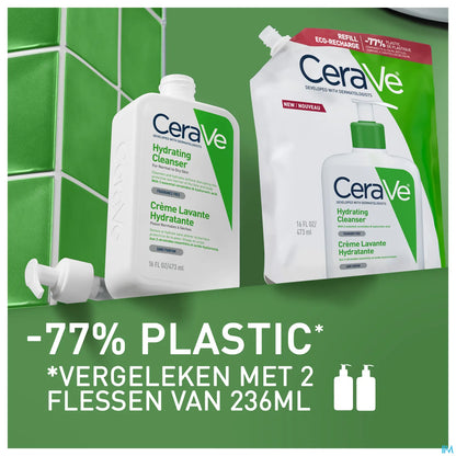 Ricarica crema detergente idratante ecologica 473 ml