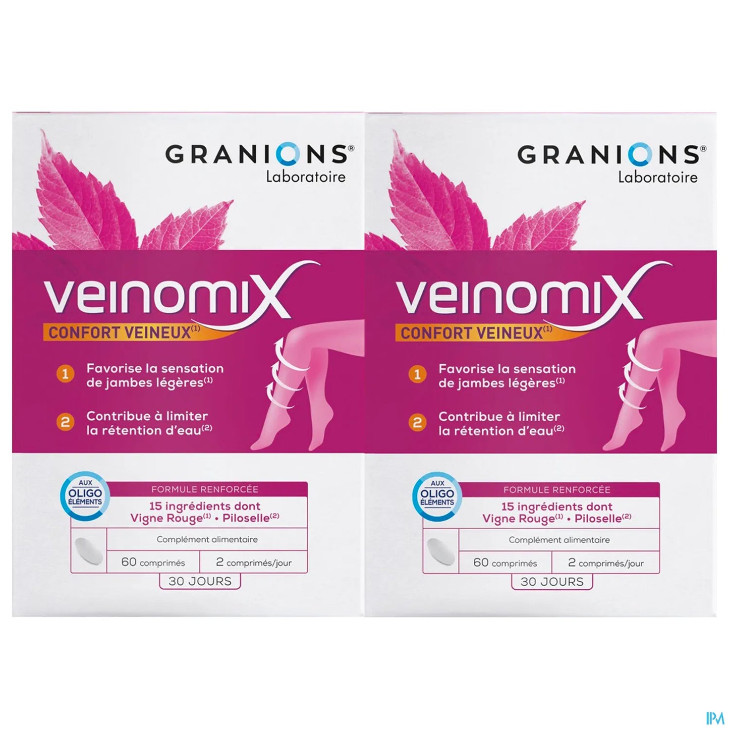 Veinomix Comprimés Pack Eco 2x60