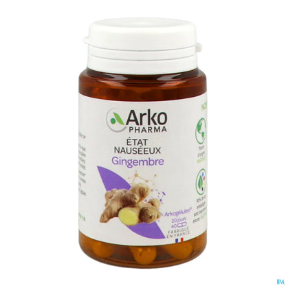 Arkogélules Ginger 40 Capsules