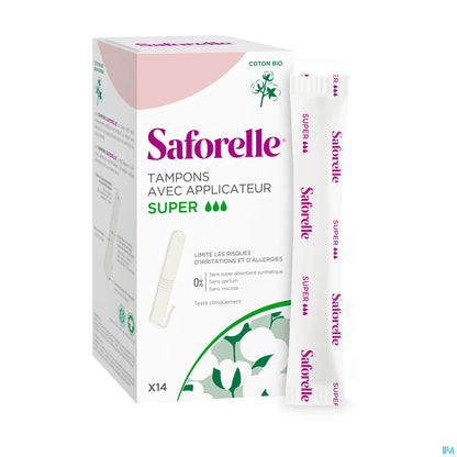 Coton Protect 14 Tampons Super Avec Applicateur
