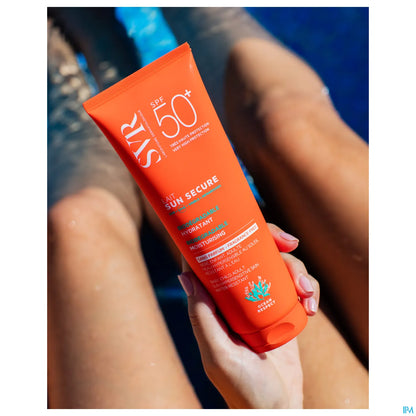 Sun Secure Lait Hydratant Invisible Sans Parfum Spf50 Visage et Corps Peaux Hypersensibles au Soleil 250ml