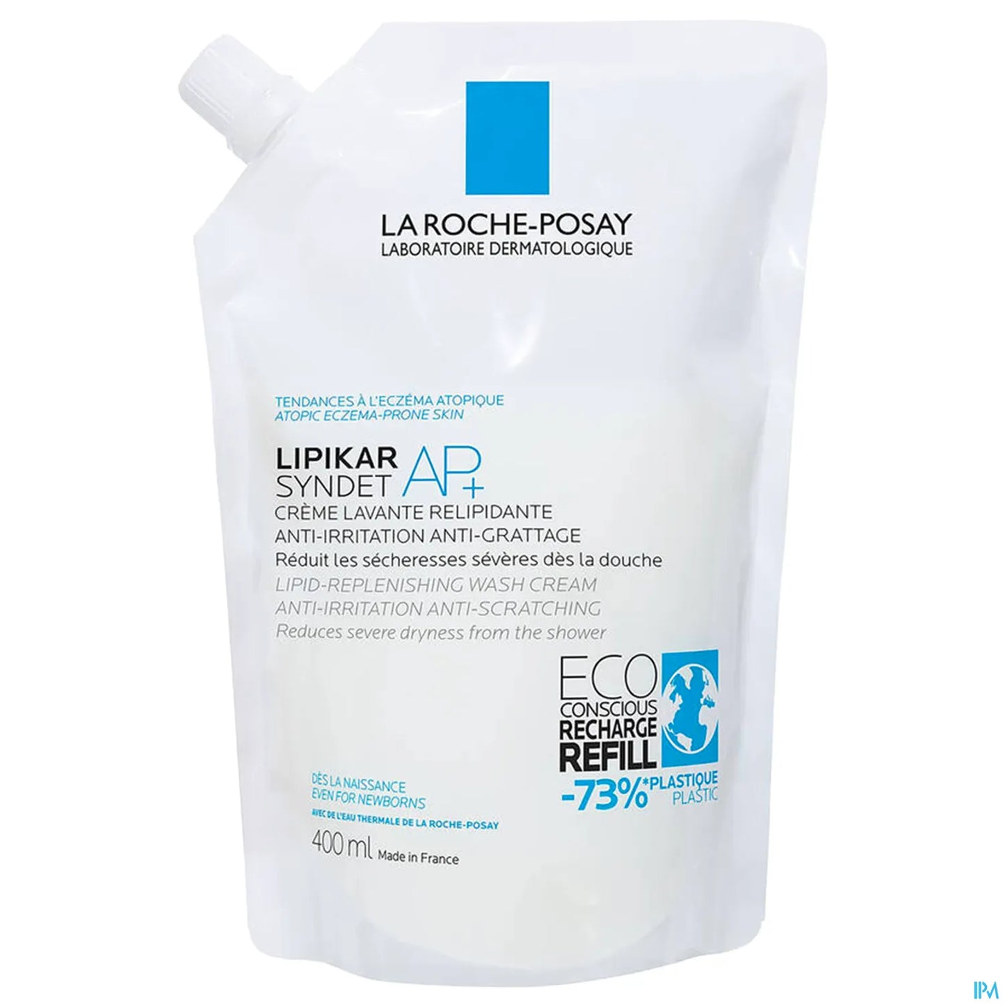 Ricarica crema detergente Lipikar Syndet AP+ 400 ml