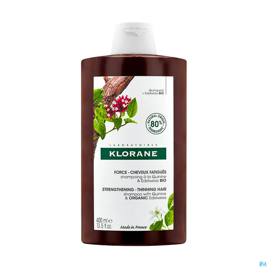 Shampoo biologico al chinino e stella alpina 400 ml