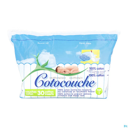 Pannolini di cotone Cotocouche 1a età x30