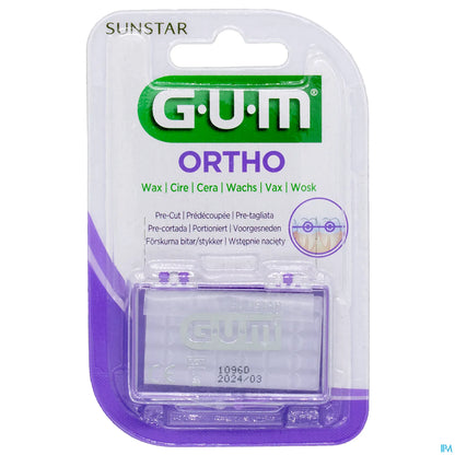 Cera ortodontica traslucida Sunstar GUM Ortho