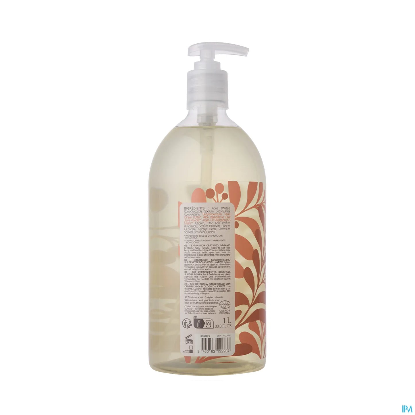 Green Nature Gel Douche Surgras Karité Bio 1L