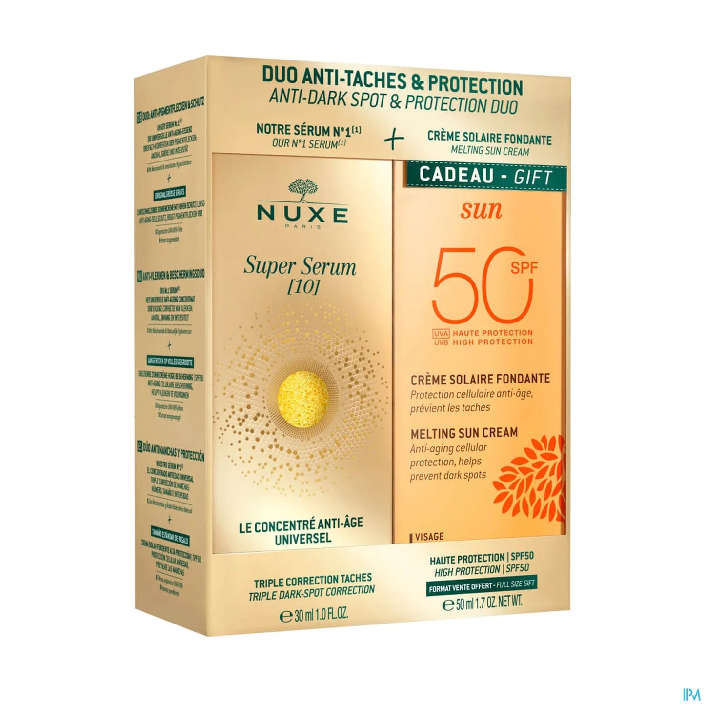 Super Sérum 10 30ml + Crème Visage SPF50 50ml