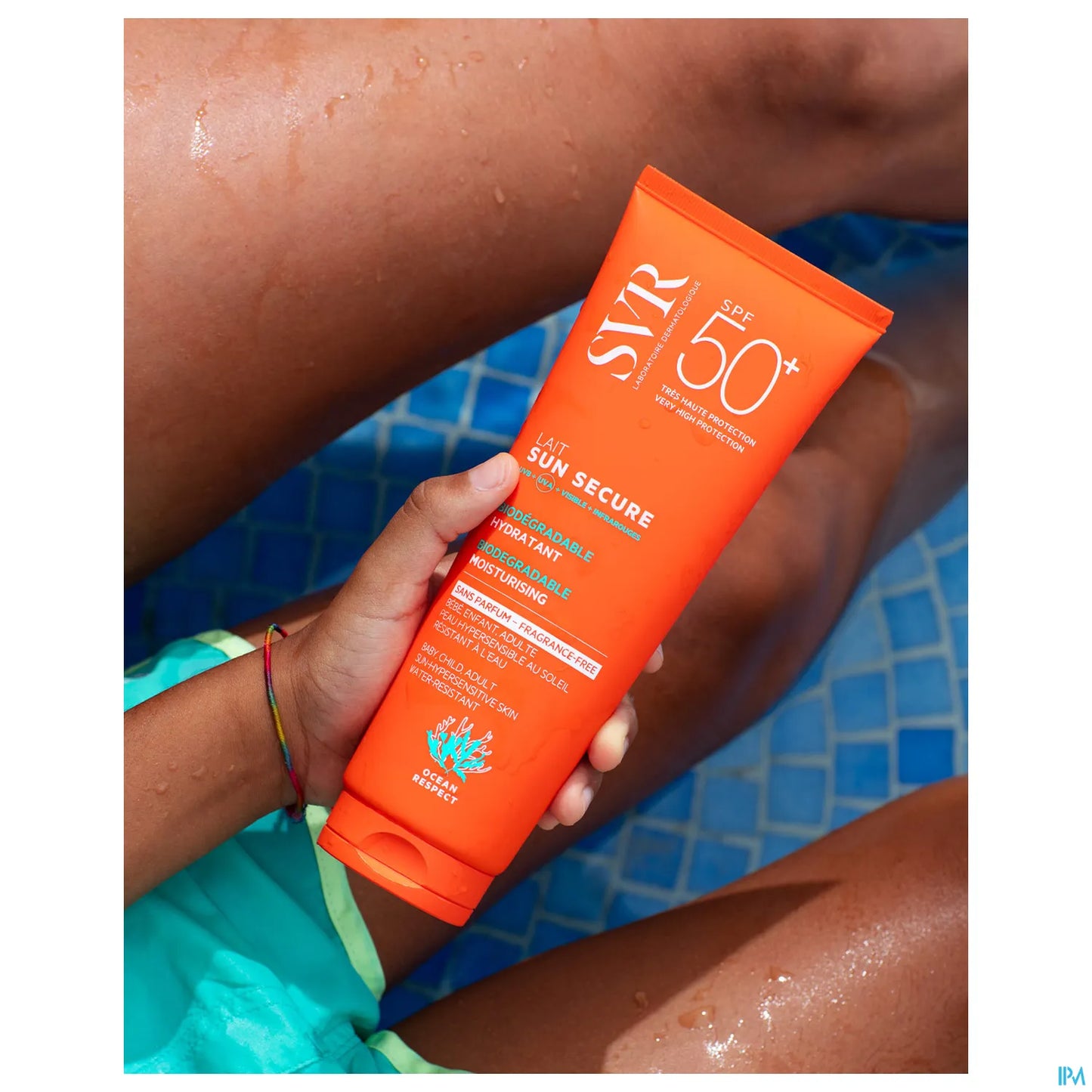 Sun Secure Lait Hydratant Invisible Sans Parfum Spf50 Visage et Corps Peaux Hypersensibles au Soleil 250ml