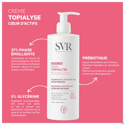 Topialyse 48H Crema Nutriente Lenitiva 400ml