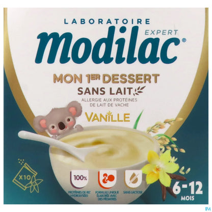 Il mio primo dessert senza latticini alla vaniglia 6-12 mesi 10 bustine