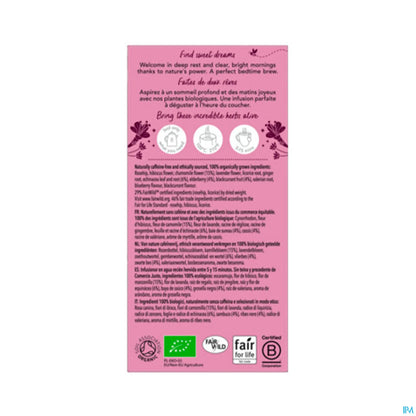Organic Elderberry Enchanted Night Infusion 20 Bags