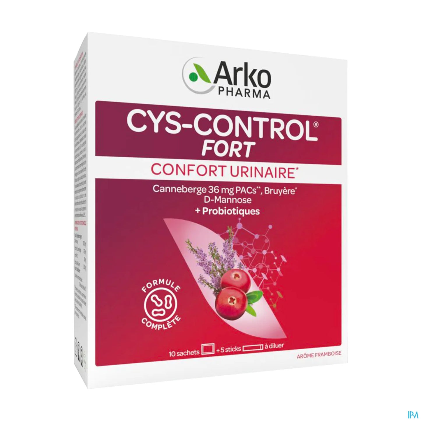 Cys-Control Fort 10 bustine + 5 stick