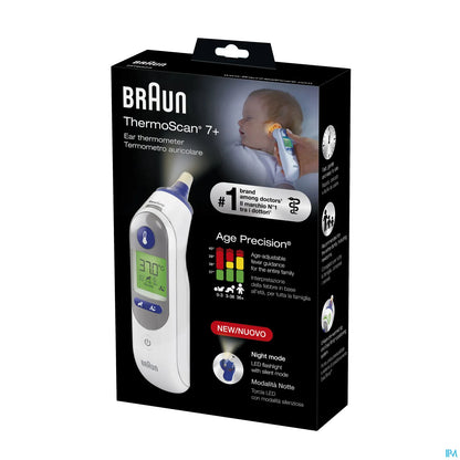 Braun Thermoscan 7+ IRT 6525 Ear Thermometer