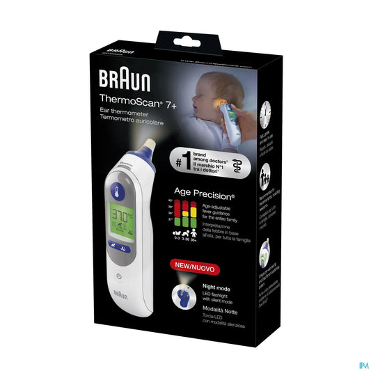 Braun Thermoscan 7+ IRT 6525 Ear Thermometer