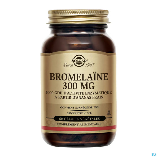 Bromelain 300 mg 60 Vegetable Capsules