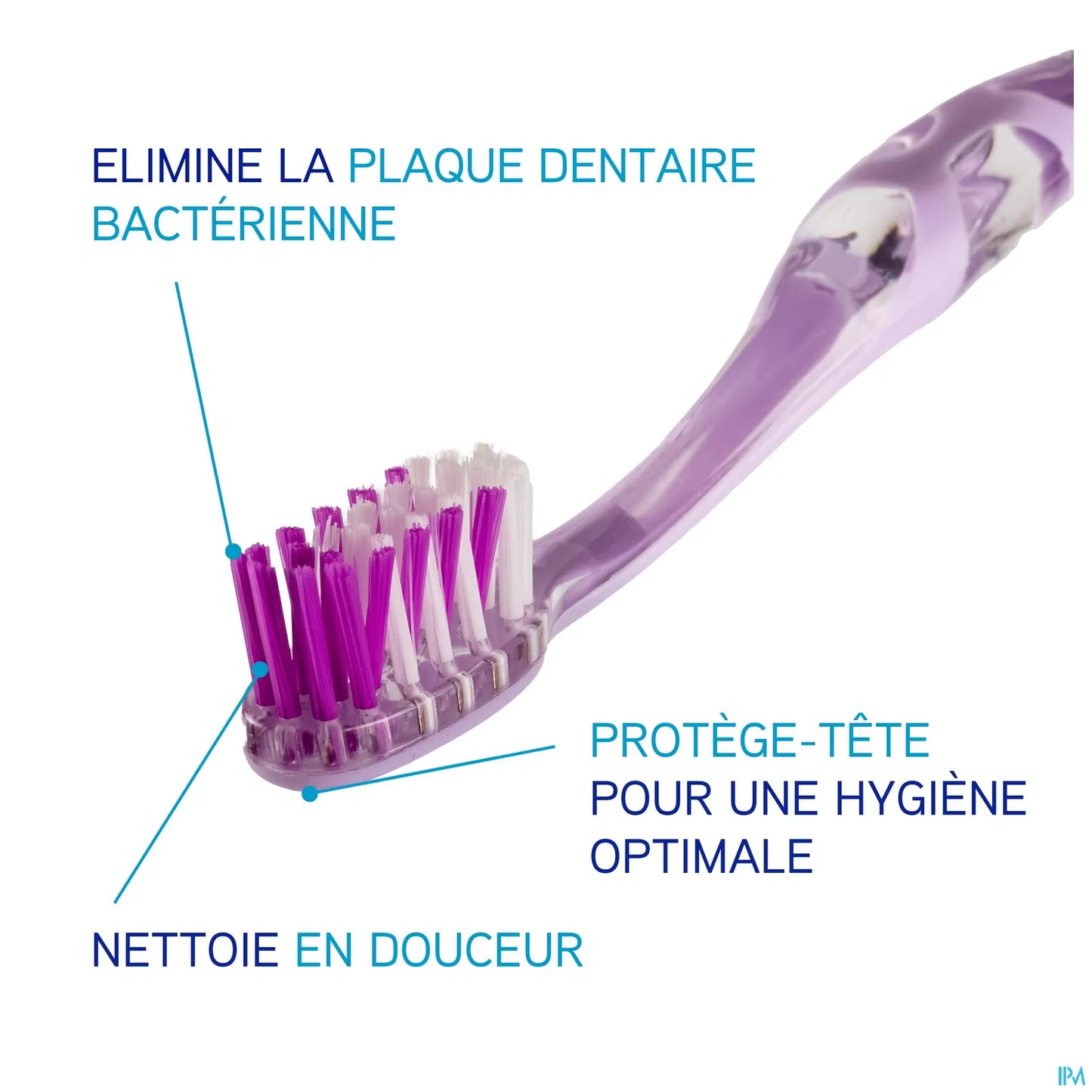 Spazzolino da denti antiplacca medio 1 pezzo