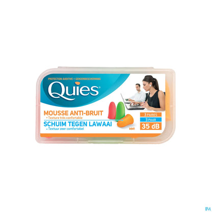 Mini Protection Auditive Mousse 3 Paires