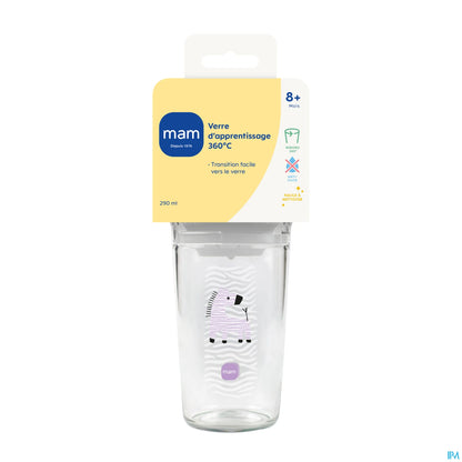 MAM Verre d'Apprentissage 290 mL 8 Mois et Plus