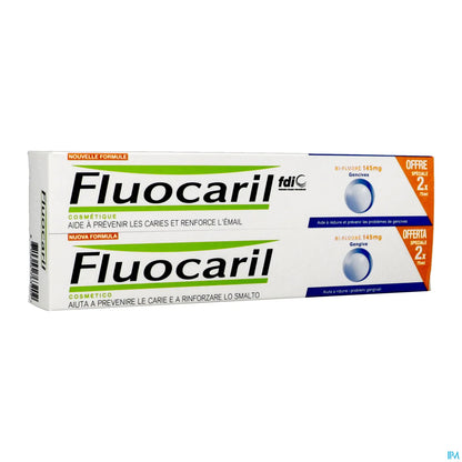 Dentifrice Bi-Fluoré Gencives 145 mg Lot de 2 x 75 ml