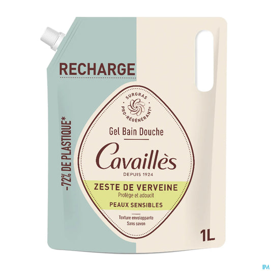 Gel Bain Douche Verveine Recharge 1 L