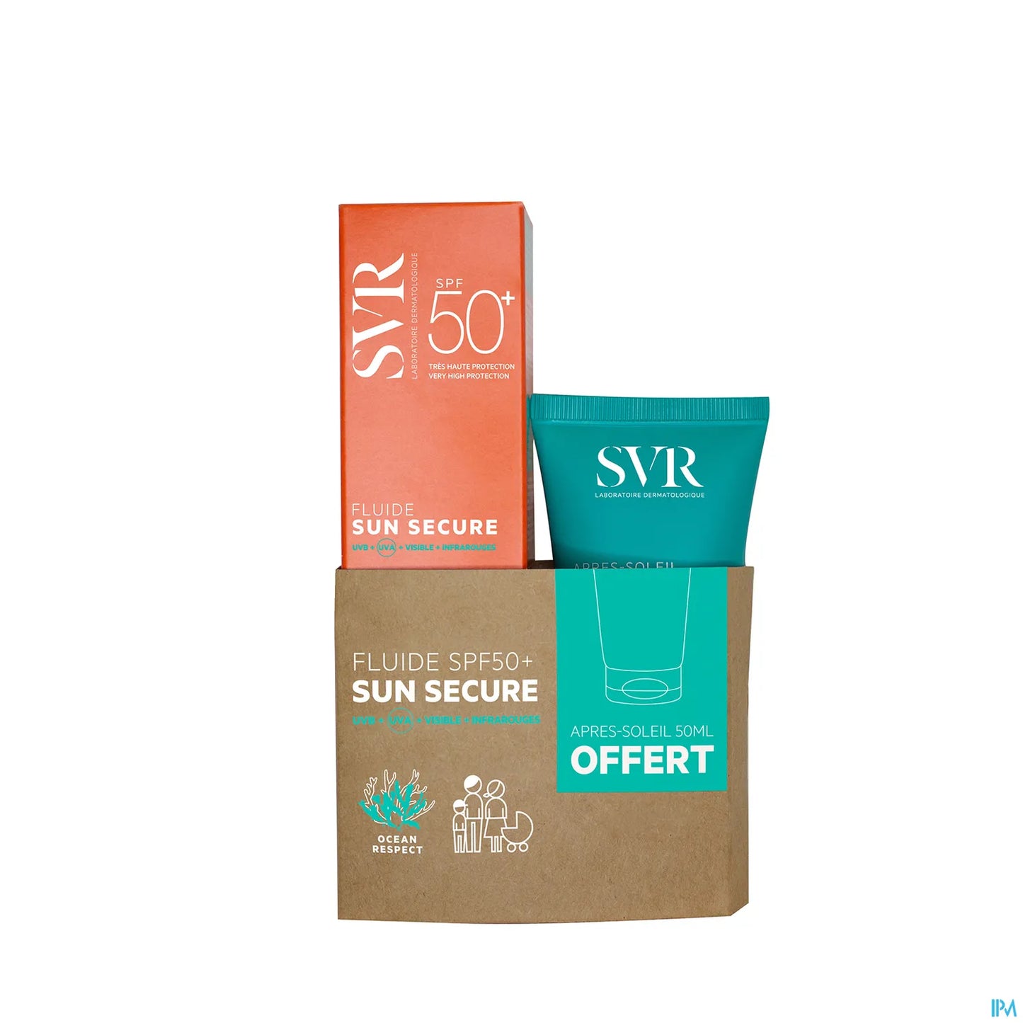 SVR Sun Secure Fluide Solaire SPF50+ 50 mL + Après Soleil 50 mL