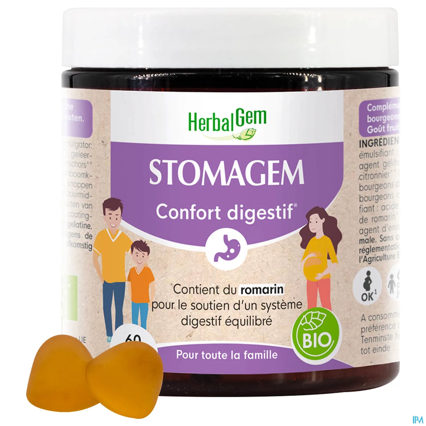 StomaGEM Bio Digestive Comfort 60 Gummies