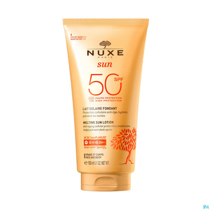 Latte solare fondente ad alta protezione SPF50 150 ml