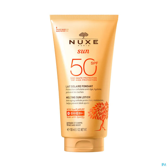 Latte solare fondente ad alta protezione SPF50 150 ml