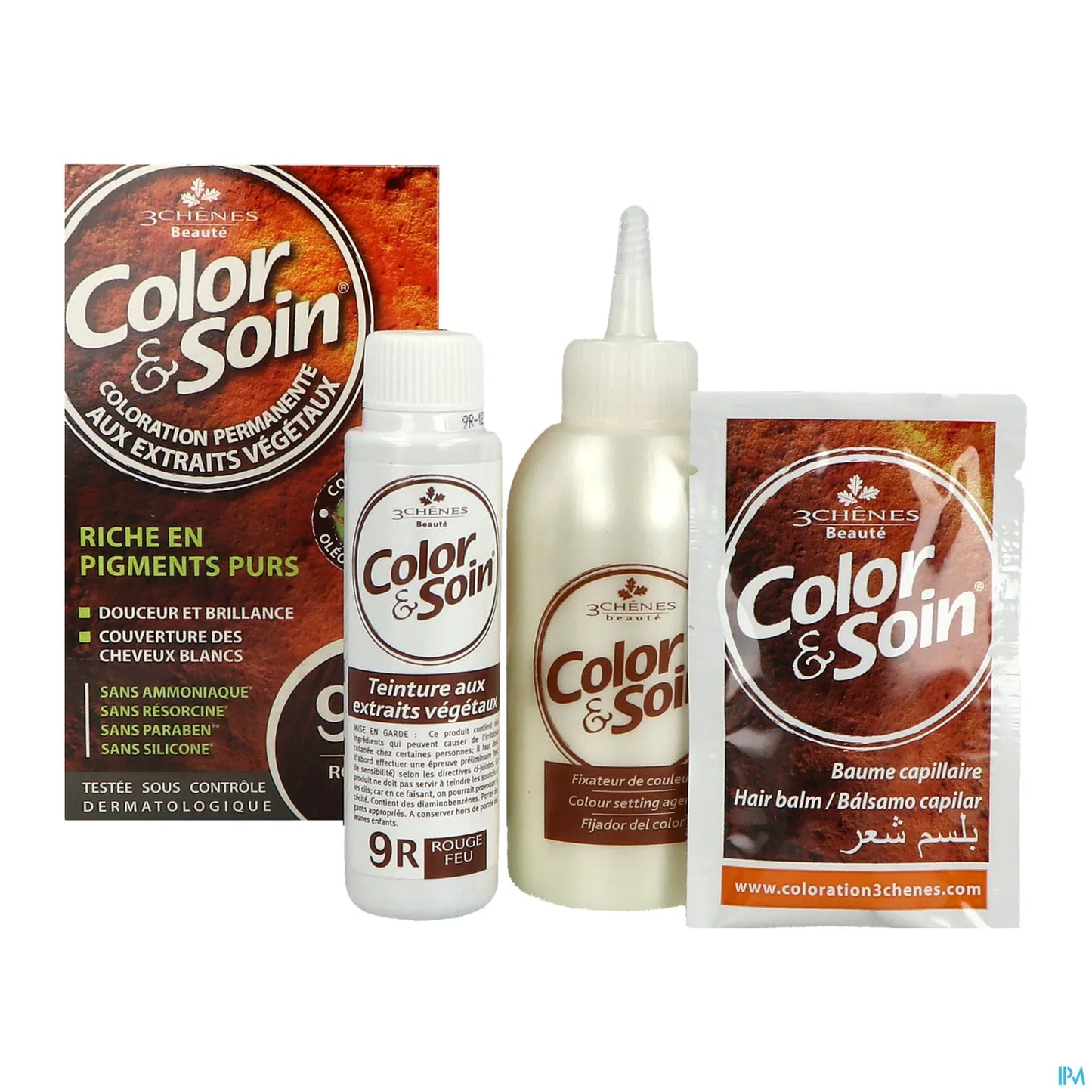 Coloration Rouge Feu 9R