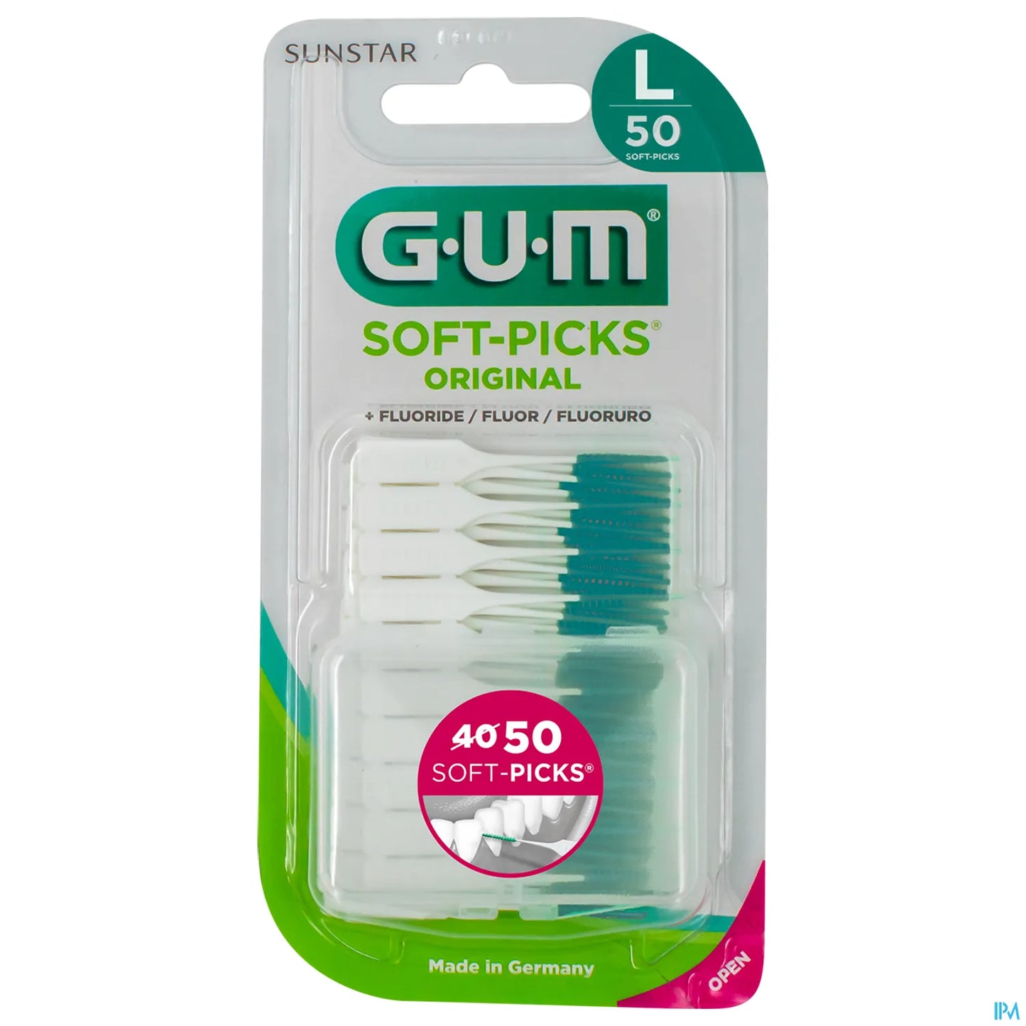 GUM Soft Picks Original Large Interdental Stick 50 unità