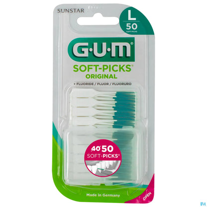 GUM Soft Picks Original Large Interdental Stick 50 unità