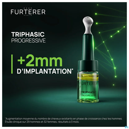 René Furterer Triphasic Sérum Longévité et Densité 8 x 5,5 mL