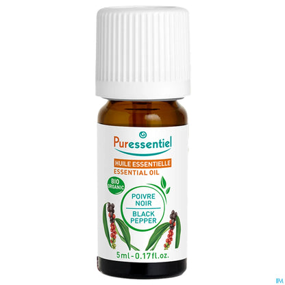 Olio essenziale di pepe nero biologico 5 ml