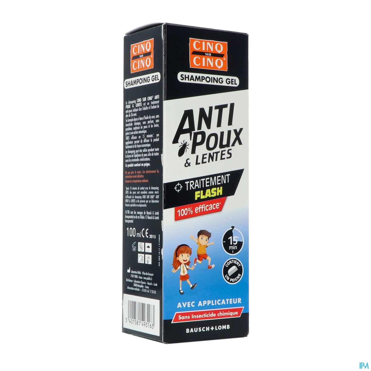 Shampooing Gel Anti Poux et Lentes 100 mL