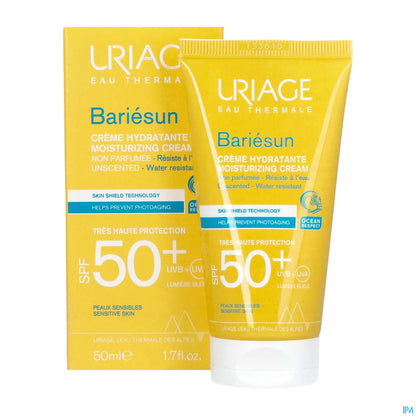 Bariésun Crema Idratante Skin Shield Technology SPF50+ Senza Profumo 50ml
