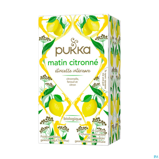 Infusion Matin Citronné Bio 20 Sachets