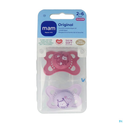 2 Sucettes Original Nature 2-6 Mois