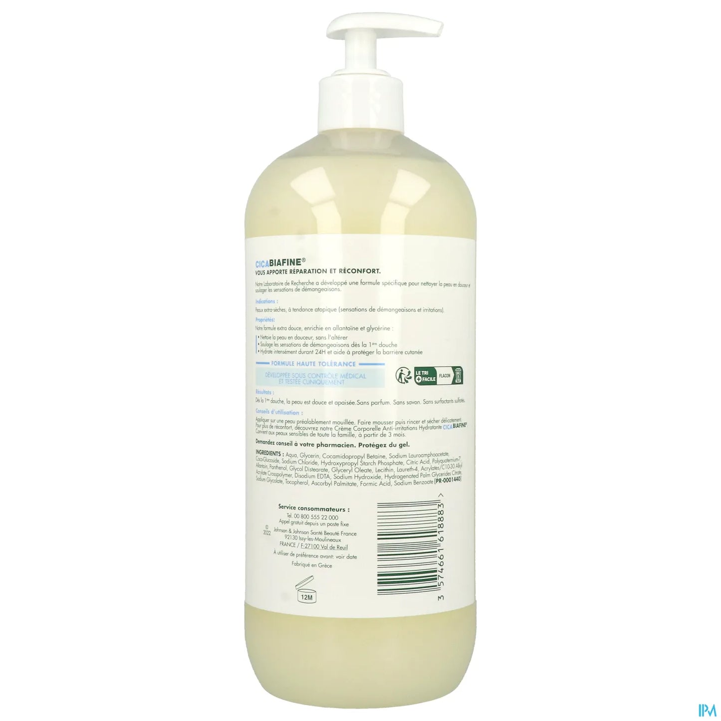 Cicabiafine Crema Doccia Lenitiva Anti-Irritazione 1 Litro