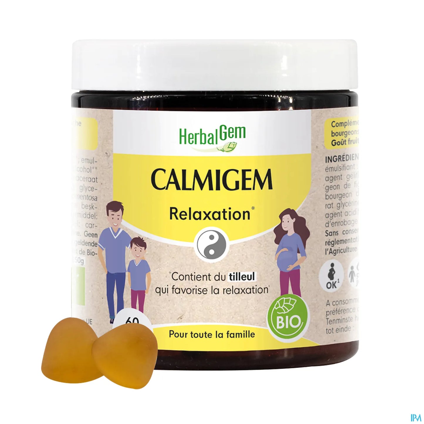 Calmigem Caramelle gommose biologiche 60 unità