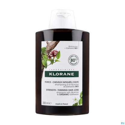 Shampooing à la Quinine et Edelweiss Bio 200ml