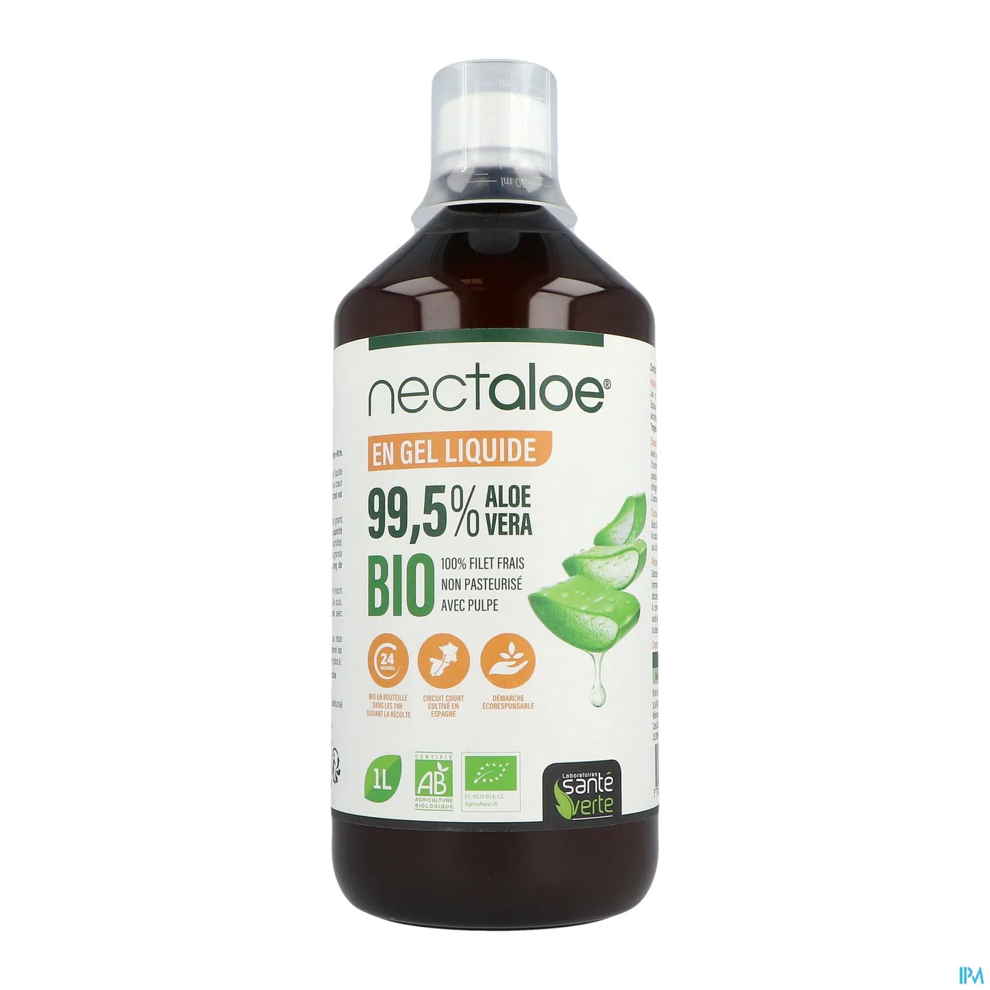 Nectaloe Organic Aloe Vera Liquid Gel 1L