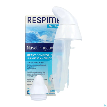 Laboratoire de la Mer Respimer NetiFlow Kit di irrigazione nasale 1 dispositivo 6 bustine