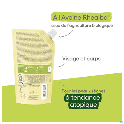 Exomega Control Huile Nettoyante Emolliente Recharge 500ml