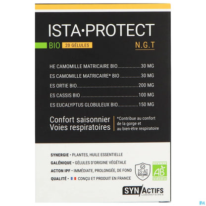 Synactifs IstaProtect Bio 20 Gélules