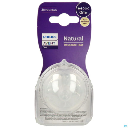 Philips Avent Natural Response Tétine Silicone T2 X2
