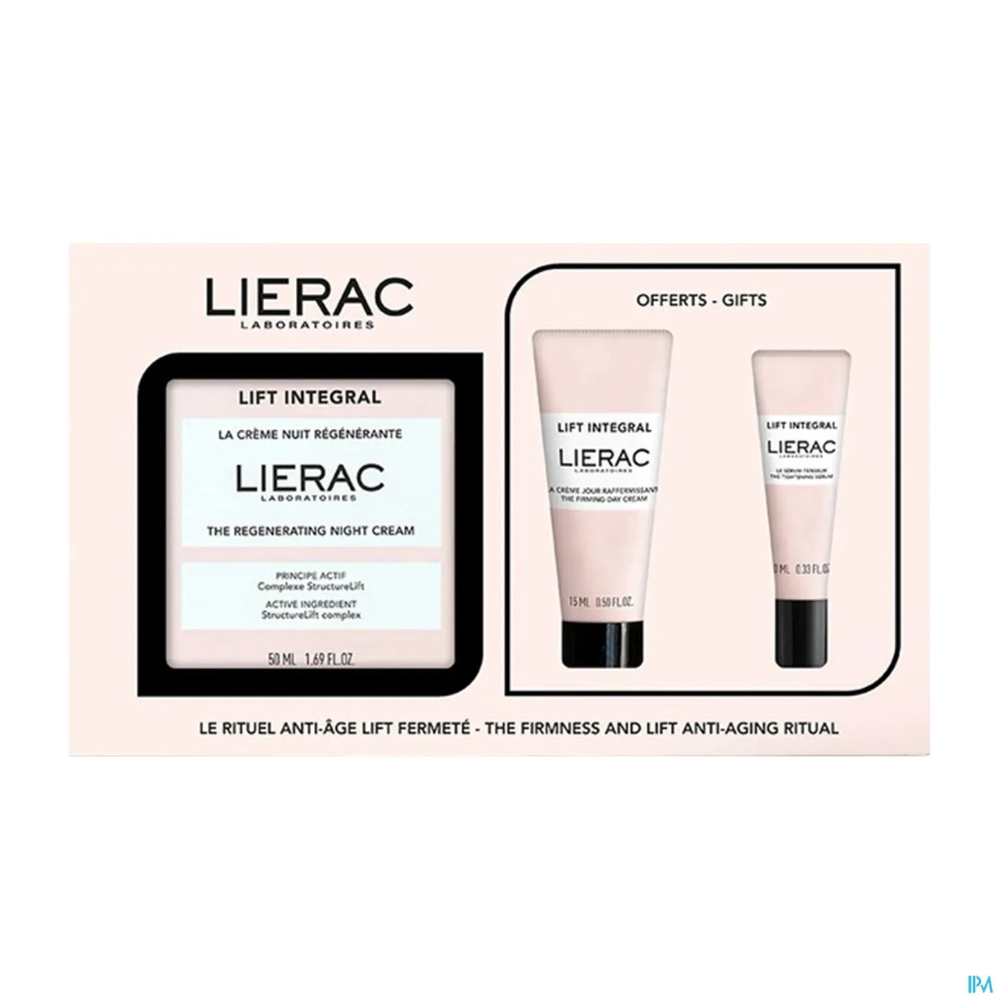 Lift Integral Coffret Anti-Age Crème Nuit 50Ml Crème Jour 15Ml Sérum 10Ml