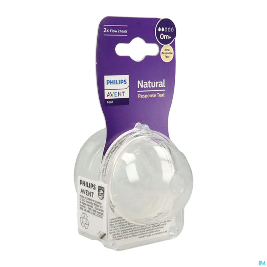 Tettarella in silicone Philips Avent Natural Response T2 X2