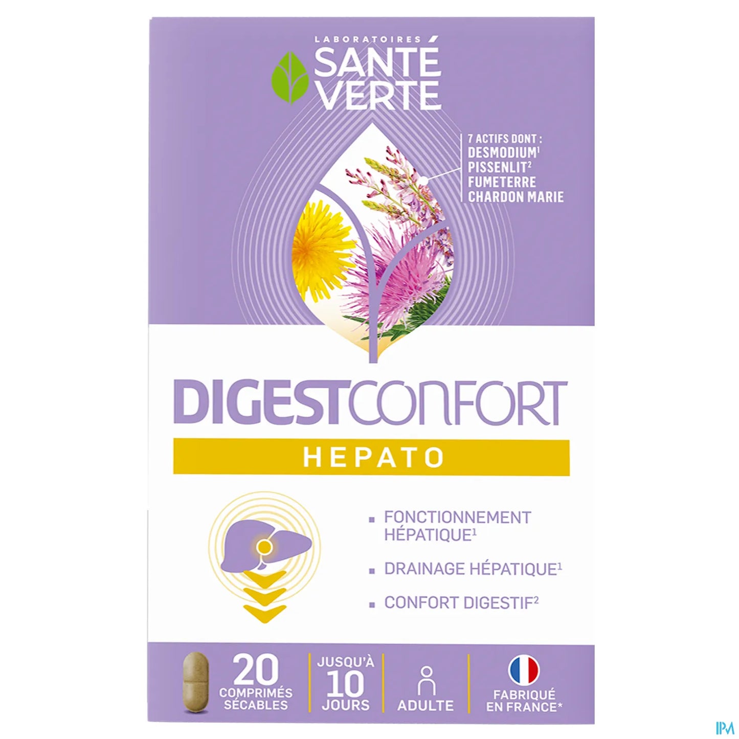Digestconfort Hepato 20 Comprimés Sécables
