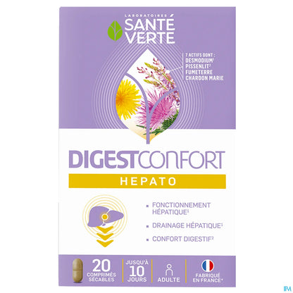 Digestconfort Hepato 20 Comprimés Sécables